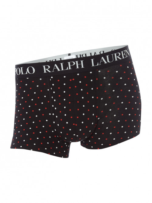 Pánské boxerky Polo Ralph Lauren Black Multi Polka Dot černé