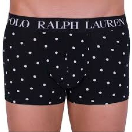 Pánské boxerky Polo Ralph Lauren Print Classic Trunk černé puntíkované Pánské boxerky Polo Ralph Lauren Print Classic Trunk černé puntíkované