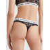 Dámská tanga Tommy Hilfiger 85 Star Lace-Thong Navy