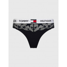 Dámská tanga Tommy Hilfiger 85 Star Lace-Thong N...