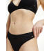 Dámská tanga Tommy Hilfiger SEACELL-Tonal Logo Waistband Thong černá
