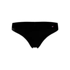 Dámská tanga Tommy Hilfiger Tonal Logo černá