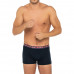 Pánské boxerky Tommy Hilfiger Trunk Printed WB černé s kostkovaným pásem 3-pack