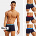 Pánské boxerky Tommy Hilfiger Premium Essentials WB Trunk Tmavěmodré s barevným pásem 3-pack