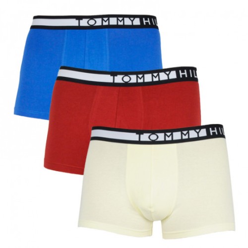 Pánské Boxerky Tommy Hilfiger 3-pack modré, žluté, červené