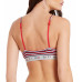 Dámská podprsenka Tommy Hilfiger Triangle Bralette Stripe Multicolor proužkovaná