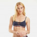 Dámská podprsenka Tommy Hilfiger Mesh Panel Triangle modrá