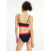 Dámské kalhotky Tommy Hilfiger Contrast Waistband Bikini modré