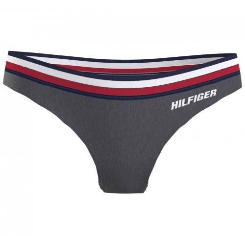 Dámské kalhotky Tommy Hilfiger Modern Signature Tape Bikini šedé