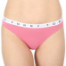 Dámske tanga Tommy Hilfiger Print Thong 3-pack vícebarevné - růžové, bílé, černé