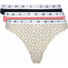 Dámske tanga Tommy Hilfiger Print Thong 3-pack v...