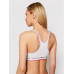 Dámská podprsenka Tommy Hilfiger Racerback Logo Bralette bílá