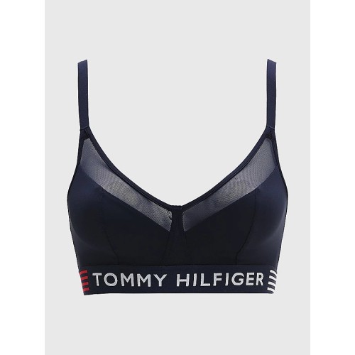 Dámská podprsenka Tommy Hilfiger Flex-Unlined Triangle Navy