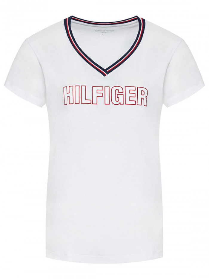 Dámské tričko Tommy Hilfiger CN SS Tee Regular Fit bílé