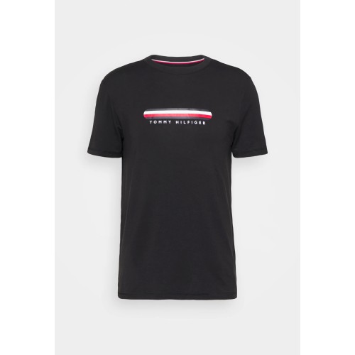 Pánské tričko Tommy Hilfiger TH SEACELL-CN SS TEE černé