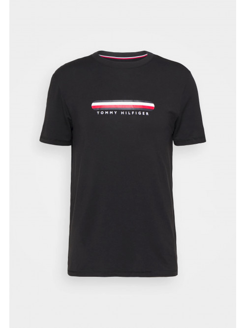 Pánské tričko Tommy Hilfiger TH SEACELL-CN SS TEE černé