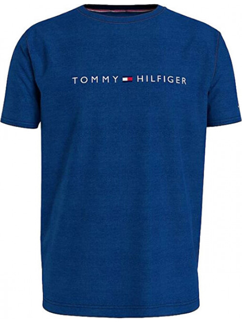 Pánské tričko Tommy Hilfiger Original-CN SS Tee Logo modré