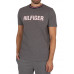 Pánské tričko Tommy Hilfiger CN SS Tee Graphic Lounge šedé