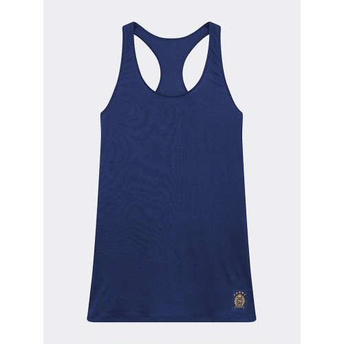 Dámské tílko Tommy Hilfiger Cool Logo Racerback Vest navy modré Dámské tílko Tommy Hilfiger Cool Logo Racerback Vest navy modré