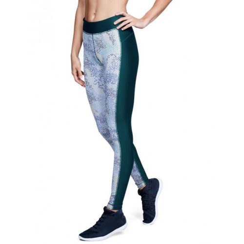 Dámské kompresní legíny Under Armour Printed zelené Dámské kompresní legíny Under Armour Printed zelené