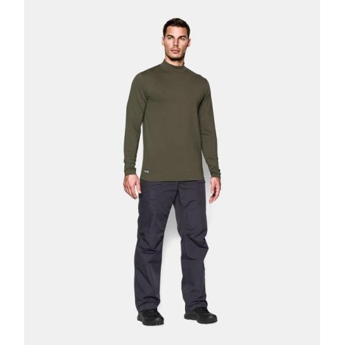 Pánský přiléhavý nátelník Under Armour TAC CGI Mock army zelená Pánský přiléhavý nátelník Under Armour TAC CGI Mock army zelená