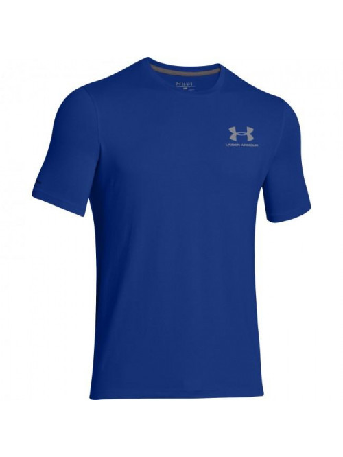 Pánske volní tričko Under Armour Left Chest Logo Tee modré