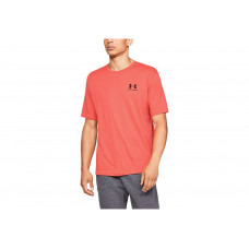 Tričko Under Armour Sportstyle Left Chest oranžo...