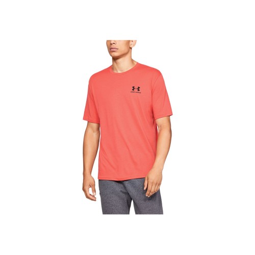 Tričko Under Armour Sportstyle Left Chest oranžové Tričko Under Armour Sportstyle Left Chest oranžové
