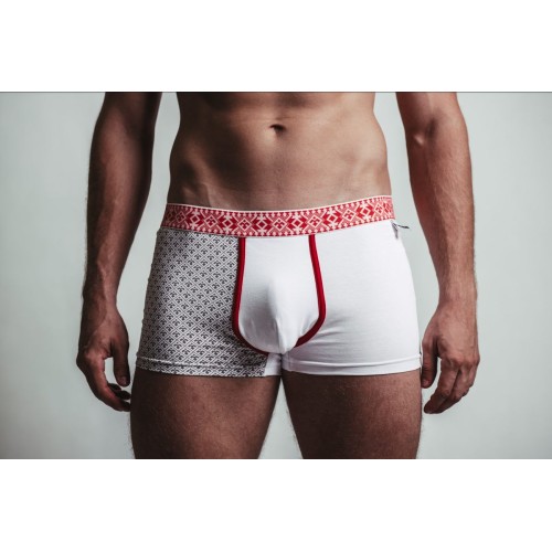 Boxerky Maszaryk Crimea White&Red Boxerky Maszaryk Crimea White&Red