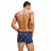 Pánské Boxerky Tommy Hilfiger All-Over Print Organic Cotton Trunks modré