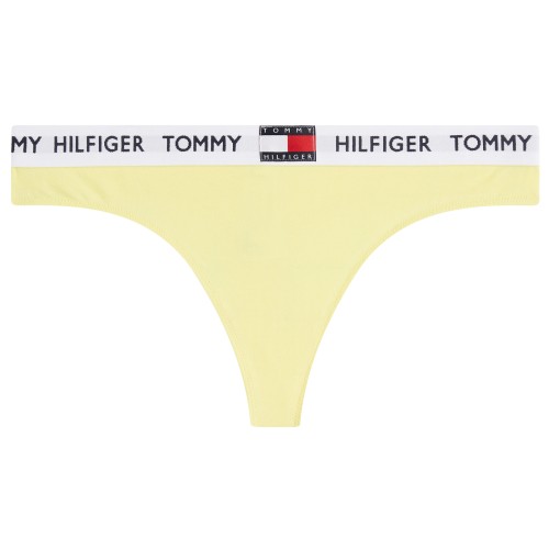 Dámská tanga Tommy Hilfiger Organic Cotton Logo žluté