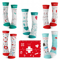 Ponožky Medical Wantee 5-pack dárkový box