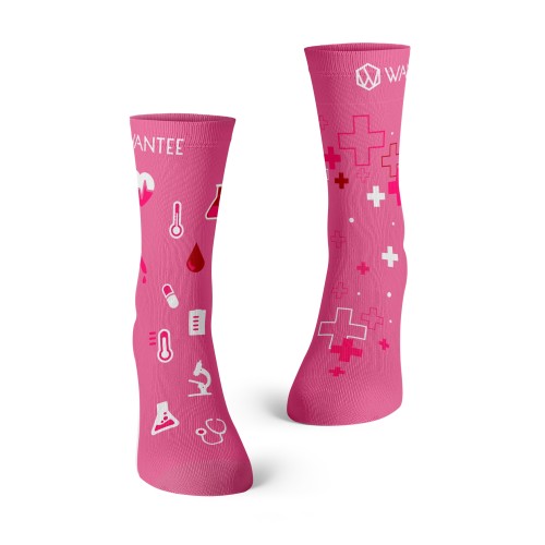 Ponožky Medical Pink Wantee Ponožky Medical Pink Wantee