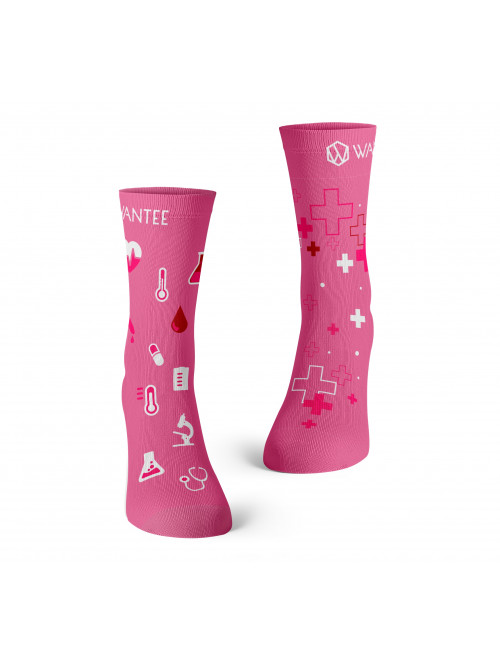 Ponožky Medical Pink Wantee