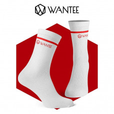 Ponožky Basic White and Red Wantee