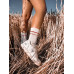 Ponožky Basic White and Red Wantee 10-pack