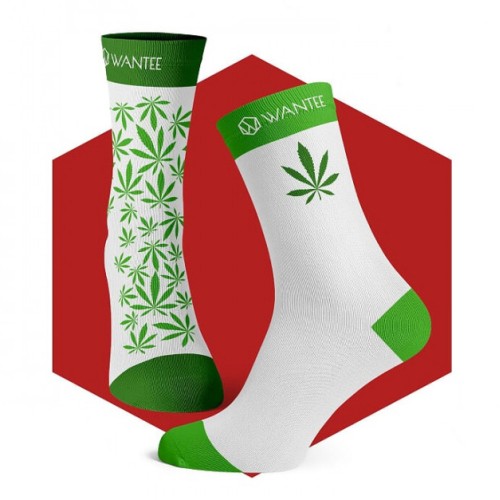 Ponožky Marihuana Wantee Ponožky Marihuana Wantee