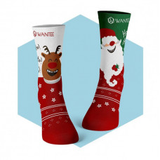 Ponožky Veselý Santa a Šťastný Sob Wantee