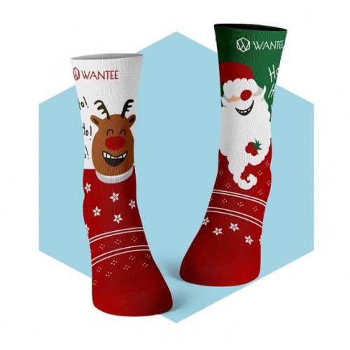 Ponožky Veselý Santa a Šťastný Sob Wantee Ponožky Veselý Santa a Šťastný Sob Wantee