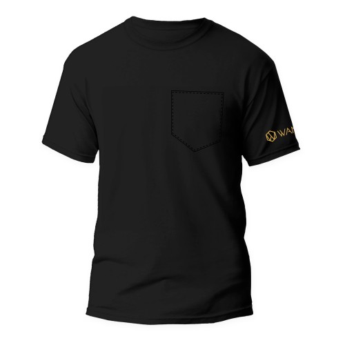 Pánské Tričko Pure Black Wantee černé Pánské Tričko Pure Black Wantee černé