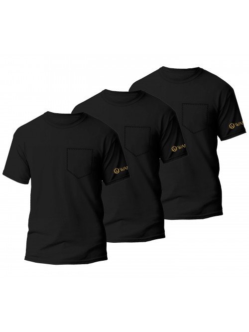 Pánské Tričko Pure Black Wantee černé