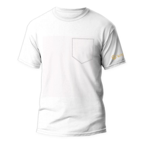 Pánské Tričko Pure White Wantee bílé Pánské Tričko Pure White Wantee bílé